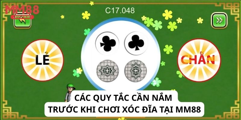 Các quy tắc cần nắm trước khi chơi Xóc Đĩa tại MM88