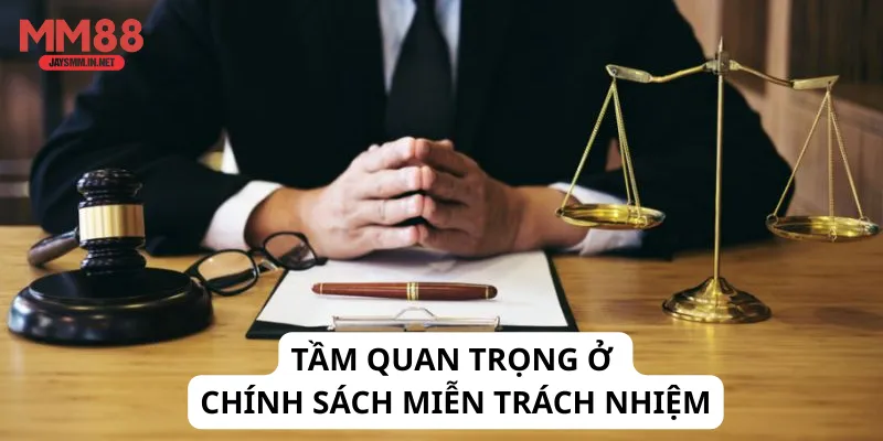 Tầm quan trọng ở chính sách miễn trách nhiệm